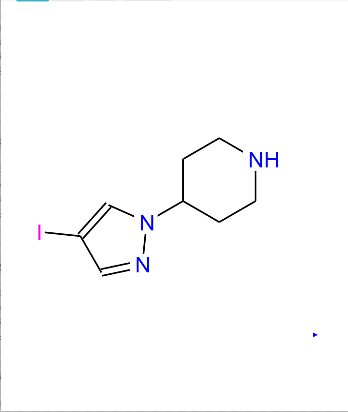 4-（4-碘吡唑-1-基）哌啶,4-(4-iodo-pyrazol-1-yl)piperidine