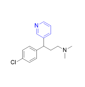 氯苯那敏杂质09,3-(4-chlorophenyl)-N,N-dimethyl-3-(pyridin-3-yl)propan-1-amine