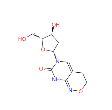 6-(β-D-2-Deoxyribofuranosyl)-3,4-dihydro-8H-pyrimido[4,5-c][1,2]oxazin-7-one,6-(β-D-2-Deoxyribofuranosyl)-3,4-dihydro-8H-pyrimido[4,5-c][1,2]oxazin-7-one