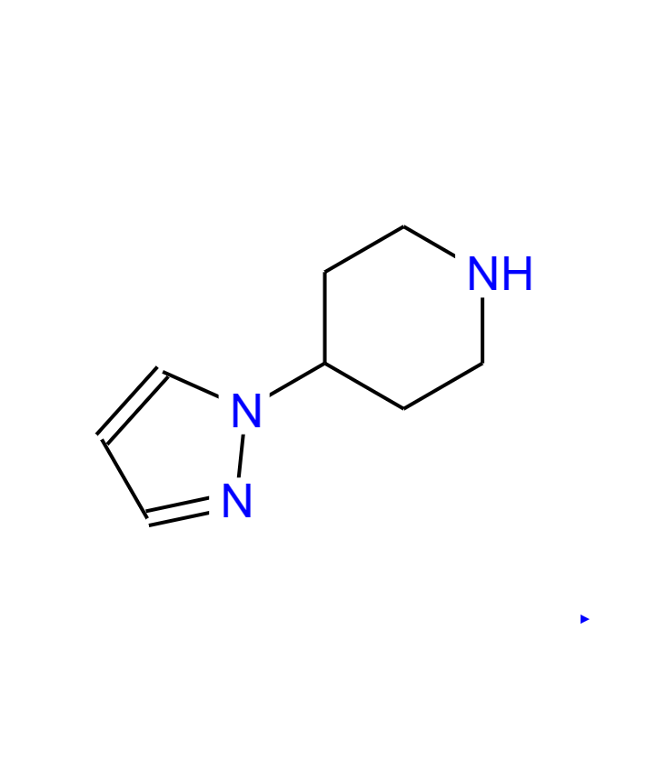 4-(1H-吡唑)-哌啶,Piperidine, 4-(1H-pyrazol-1-yl)- (9CI)