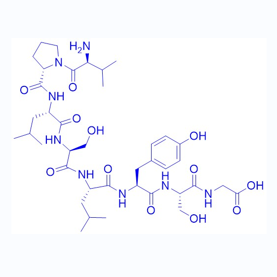 基質(zhì)金屬蛋白酶降解多肽VPLSLYSG,H-Val-Pro-Leu-Ser-Leu-Tyr-Ser-Gly-OH