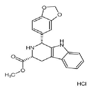 顺式-(1R,3R)-1,2,3,4-四氢-1-(3,4-亚甲二氧基苯基)-9H-吡啶并[3,4-B]吲哚-3-羧酸甲酯盐酸盐,(1R,3R)-9H-PYRIDO[3,4-B]INDOLE-3-CARBOXYLIC ACID, 1,2,3,4-TETRAHYDRO-1-(3,4-METHYLENEDIOXYPH ENYL), METHYL ESTER, HYDROCHLORIDE