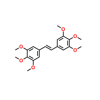 E-3,4,5,3',4',5'-六甲氧基二苯乙烯,(E)-3,4,5,3',4',5'-Hexamethoxystilbene