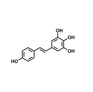 4-羟基白藜芦醇,(E)-5-(4-Hydroxystyryl)benzene-1,2,3-triol