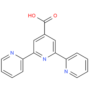 2,2':6',2"-三联吡啶-4-甲酸   4'-carboxyl-2,2':6',2''-terpyridine  148332-36-9   克级供货，可按客户需求分装 
