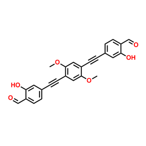 4,4-（（2,5-二甲氧基-1,4-亚苯基）双（乙炔-2,1-二基））双（2-羟基苯甲醛）