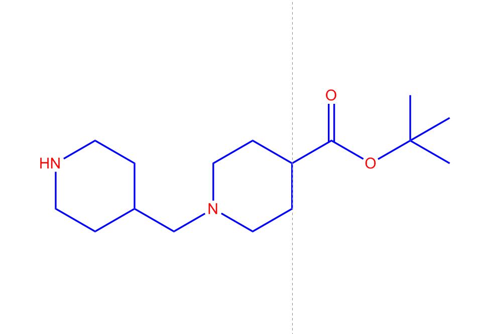 1-(哌啶-4-基甲基)哌啶-4-羧酸叔丁酯,tert-Butyl 1-(piperidin-4-ylmethyl)piperidine-4-carboxylate