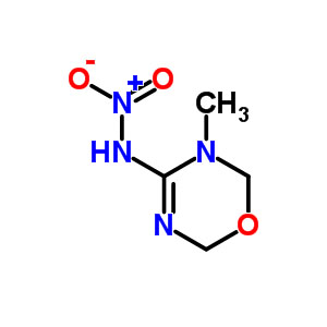 3-甲基-4-硝基亚胺四氢-1,3,5-恶二嗪,N-(3-methyl-2,6-dihydro-1,3,5-oxadiazin-4-yl)nitramide