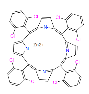 meso-四（2,6-二氯苯基）卟啉Zn（II）,meso-Tetra(2,6-dichlorophenyl)porphyrin-Zn(II)