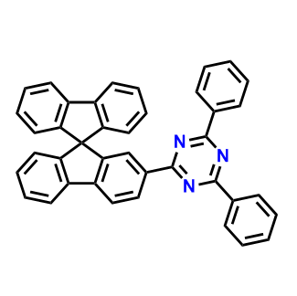 2,4-二苯基-6-(9,9'-螺双[9H-芴]-2-基)-1,3,5-三嗪,1,3,5-Triazine, 2,4-diphenyl-6-(9,9'-spirobi[9H-fluoren]-2-yl)-