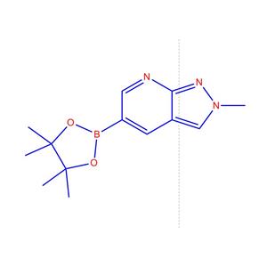 2-甲基-5-(4,4,5,5-四甲基-1,3,2-二氧硼杂环戊烷-2-基)-2H-吡唑并[3,4-b]吡啶,2-Methyl-5-(4,4,5,5-tetramethyl-1,3,2-dioxaborolan-2-yl)-2H-pyrazolo[3,4-b]pyridine