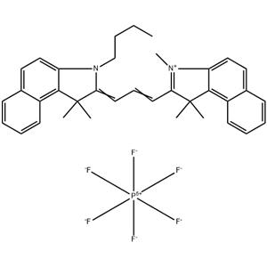 2-[3-(3-丁基-1,3-二氢-1,1-二甲基-2H-苯并[E]吲哚-2-亚基)-1-丙烯-1-基]-1,1,3-三甲基-1H-苯并[E]吲哚六氟磷酸盐