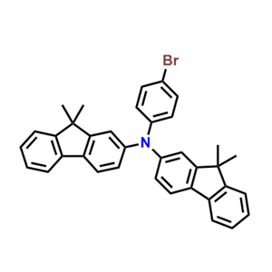 4-溴-N,N-双(9,9-二甲基-9H-芴-2-基)苯胺,4-Bromo-N,N-bis(9,9-dimethyl-9H-fluoren-2-yl)aniline