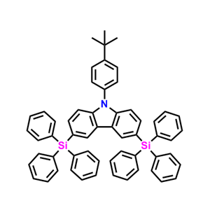 9-(4-叔丁基苯基)-3,6-双(三苯基硅基)-9H-咔唑,9-(4-(tert-Butyl)phenyl)-3,6-bis(triphenylsilyl)-9H-carbazole
