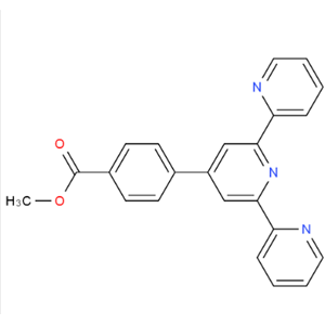 2,2':6',2''-三联吡啶-4'-(4-苯酸甲酯) 4'-(4-methoxycarbonylphenyl)-2,2':6',2''-terpyridine  897037-23-9 公斤级供货，可按需分装