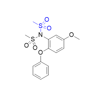 艾拉莫德杂质02,N-(5-methoxy-2-phenoxyphenyl)-N-(methylsulfonyl)methanesulfonamide