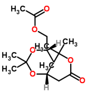 (4R-cis)-6-[(乙酰氧基)甲基]-2,2-二甲基-1,3-二氧六環(huán)-4-乙酸叔丁酯,tert-Butyl (4R-cis)-6-[(acetyloxy)methyl]-2,2-dimethyl-1,3-dioxane-4-acetate