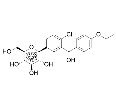 达格列净杂质06,(2S,3R,4R,5S,6R)-2-(4-chloro-3-((4-ethoxyphenyl)(hydroxy) methyl)phenyl)-6-(hydroxymethyl)tetrahydro-2H-pyran-3,4,5-triol