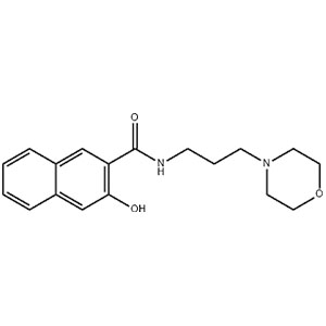 3-羟基-N-[3-(4-吗啡啉基)丙基]-2-萘甲酰胺,96%