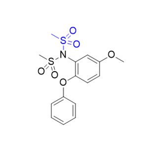 艾拉莫德杂质02,N-(5-methoxy-2-phenoxyphenyl)-N-(methylsulfonyl)methanesulfonamide