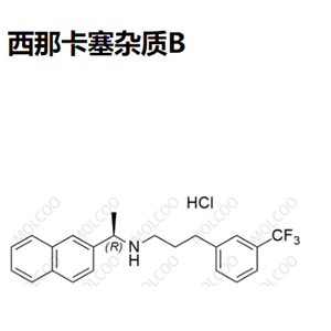 西那卡塞杂质B    2200269-28-7  	C22H22F3N.HCl 