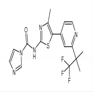 阿培利司 N-1,N-(4-Methyl-5-(2-(1,1,1-Trifluoro-2-Methylpropan-2-Yl)Pyridin-4-Yl)Thiazol-2-Yl)-1H-Imidazole-1-Carboxamide