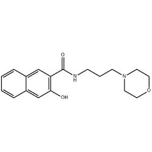 3-羟基-N-[3-(4-吗啡啉基)丙基]-2-萘甲酰胺,96%