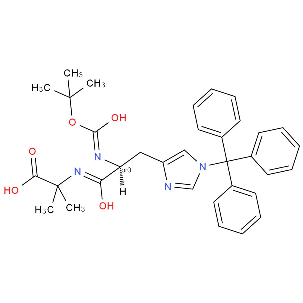 司美格魯肽側(cè)鏈用的二肽片段,Boc-His(Trt)-Aib-OH