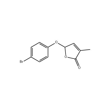 5-(4-溴苯氧基)-3-甲基呋喃-2(5H)-酮,5-(4-broMophenoxy)-3-Methylfuran-2(5H)-one