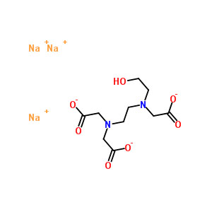 N-羟乙基乙二胺三乙酸三钠,trisodium 2-(carboxylatomethyl(2-hydroxyethyl)amino)ethyliminodi(acetate)