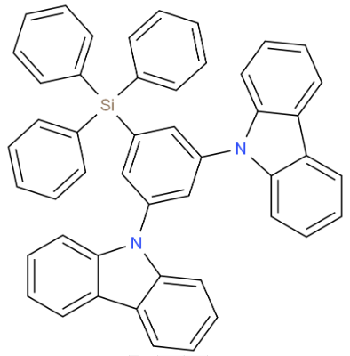 [3,5-二(9H-咔唑-9-基)苯基]三苯基硅烷,SiMCP , 9,9'-(5-(triphenylsilyl)-1,3-phenylene)bis(9H-carba