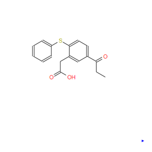 2-苯硫基-5-丙酰基苯基乙酸,2-Phenylthio-5-propionylphenylacetic acid