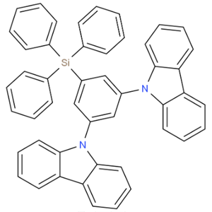 [3,5-二(9H-咔唑-9-基)苯基]三苯基硅烷   SiMCP , 9,9'-(5-(triphenylsilyl)-1,3-phenylene)bis(9H-carba   850221-63-5 量大需定制，可按需分装  