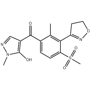 苯唑草酮,[3-(4,5-dihydro-1,2-oxazol-3-yl)-2-methyl-4-(methylsulfonyl)phenyl](5-hydroxy-1-methyl-1H-pyrazol-4-yl)methanone