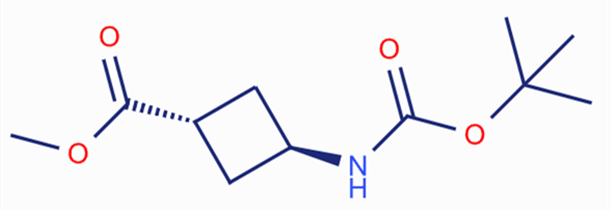 反式-3-((叔丁氧基羰基)氨基)环丁烷羧酸甲酯,trans-Methyl 3-((tert-butoxycarbonyl)amino)cyclobutanecarboxylate