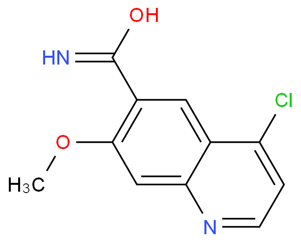 4-氯-7-甲氧基喹啉-6-酰胺,4-chloro-7-methoxyquinoline-6-carboxamide