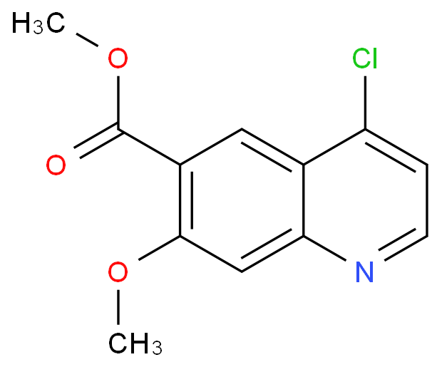 4-氯-7-甲氧基喹啉-6-羧酸甲酯,methyl 4-chloro-7-methoxyquinoline-6-carboxylate