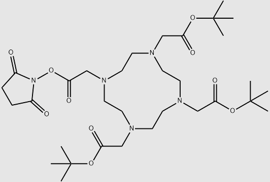DOTA-三叔丁酯-琥珀酰亚胺酯,DOTA-mono-NHS  tris(t-Bu ester)