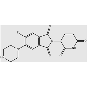 2-(2,6-二氧代哌啶-3-基)-5-氟-6-(哌嗪-1-基)异吲哚啉-1,3-二酮
