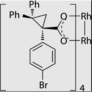 四[(S)-(+)-[(1S)-1-(4-溴苯基)-2,2-二苯基环丙烷羧酸酯]二铑(II),Tetrakis[(S)-(+)-[(1S)-1-(4-broMophenyl)-2,2-diphenylcyclopropanecarboxylato]dirhodiuM(II) Rh2(S-BTPCP)4