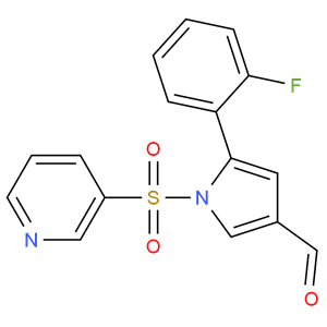沃诺拉赞,5-(2-fluorophenyl)-1-(3-pyridinylsulfonyl)-1H-Pyrrole-3-carboxaldehyde