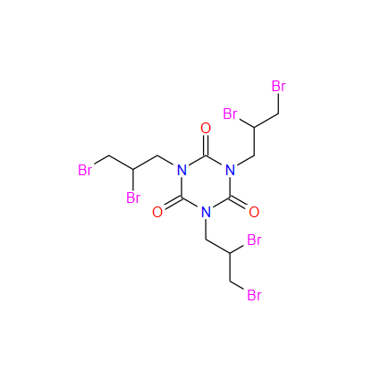 三(2,3-二溴丙基)异氰脲酸酯,Hexahydro-1,3,5-tris(2,3-dibromopropyl)-1,3,5-triazine-2,4,6-trione