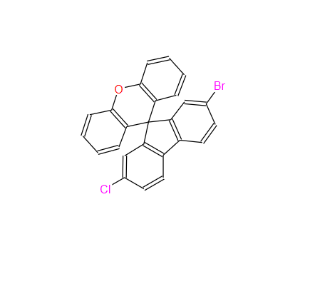 2-溴-7-氯螺[芴-9,9'-氧杂蒽],2-bromo-7-chlorosipro[fluorene-9,9'-xanthene]