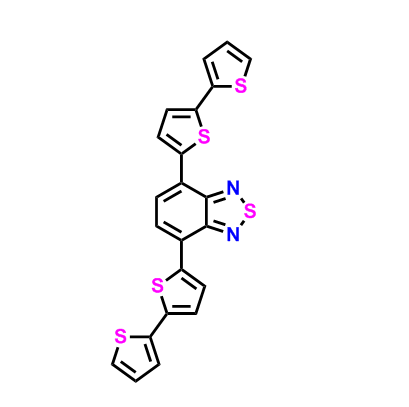 4,7-双（5-（噻吩-2-基）噻吩-2-基]苯并[c][1,2,5]噻二唑,4,7-bis(5-(thiophen-2-yl)thiophen-2-yl)benzo[c][1,2,5]thiadiazole