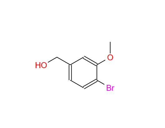 2-溴-5-羟甲基苯甲醚,4-Bromo-3-methoxybenzyl alcohol