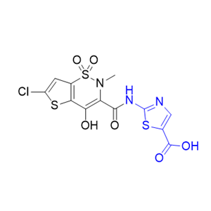 氯诺昔康杂质01,2-[[(6-Chloro-4-hydroxy-2-methyl-1,1-dioxido-2H-thieno[2,3-e]-1,2-thiazin-3-yl)carbonyl]amino]-5-thiazolecarboxylic acid