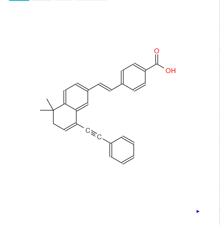 4-[（1E）-2-[5,6-二氢-5,5-二甲基-8-（2-苯基乙炔基）-2-萘基]乙烯基]苯甲酸,4-[(1E)-2-[5,6-Dihydro-5,5-dimethyl-8-(2-phenylethynyl)-2-naphthalenyl]ethenyl]benzoicacid