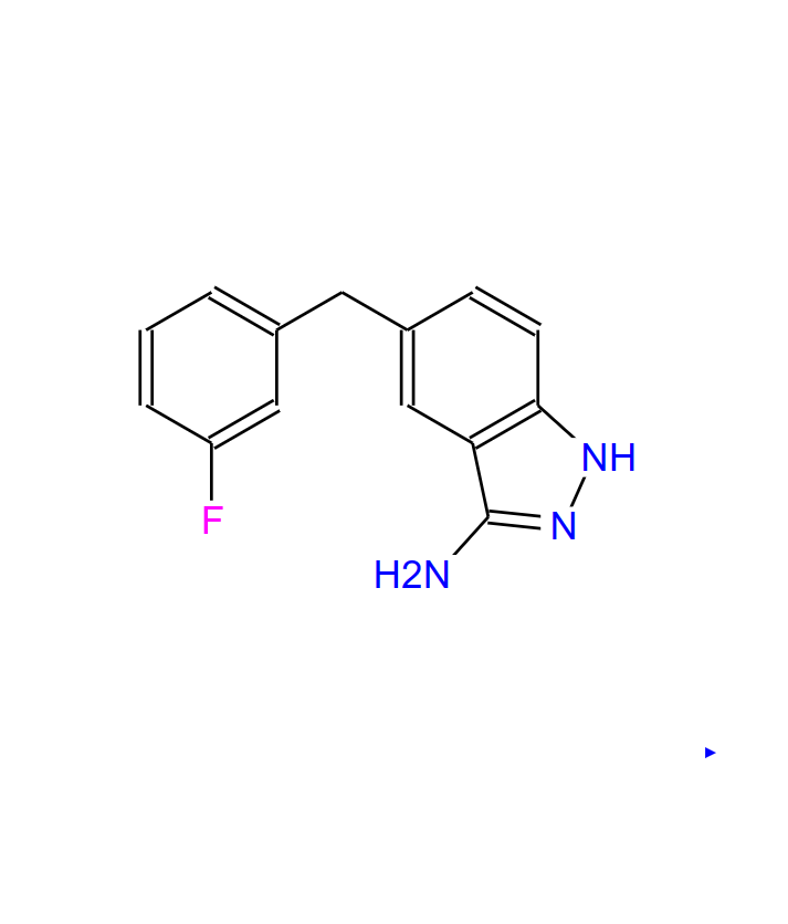 5-(3-氟苄基)-1H-吲唑-3-胺,5-(3-fluorobenzyl)-1H-indazol-3-amine