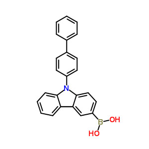 9-(4-联苯基)-3-硼酸咔唑,N-(biphenyl-4-yl)-3-carbazoleboronic acid