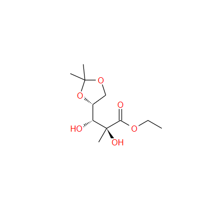 2-C-甲基-4,5-O-(1-甲基乙烯基)-D-阿拉伯糖酸乙酯,D-Arabinonic acid, 2-C-methyl-4,5-O-(1-methylethylidene)-,ethyl ester